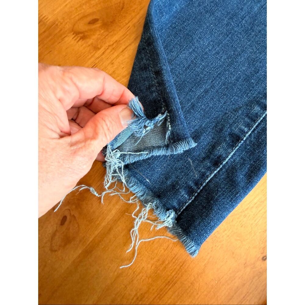AG Adriano Goldschmied Straight Leg Jeans in Blue - Picture 4 of 11